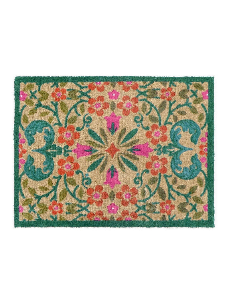 Hug Rug Folk Floral mat 65x85cm (British brand)