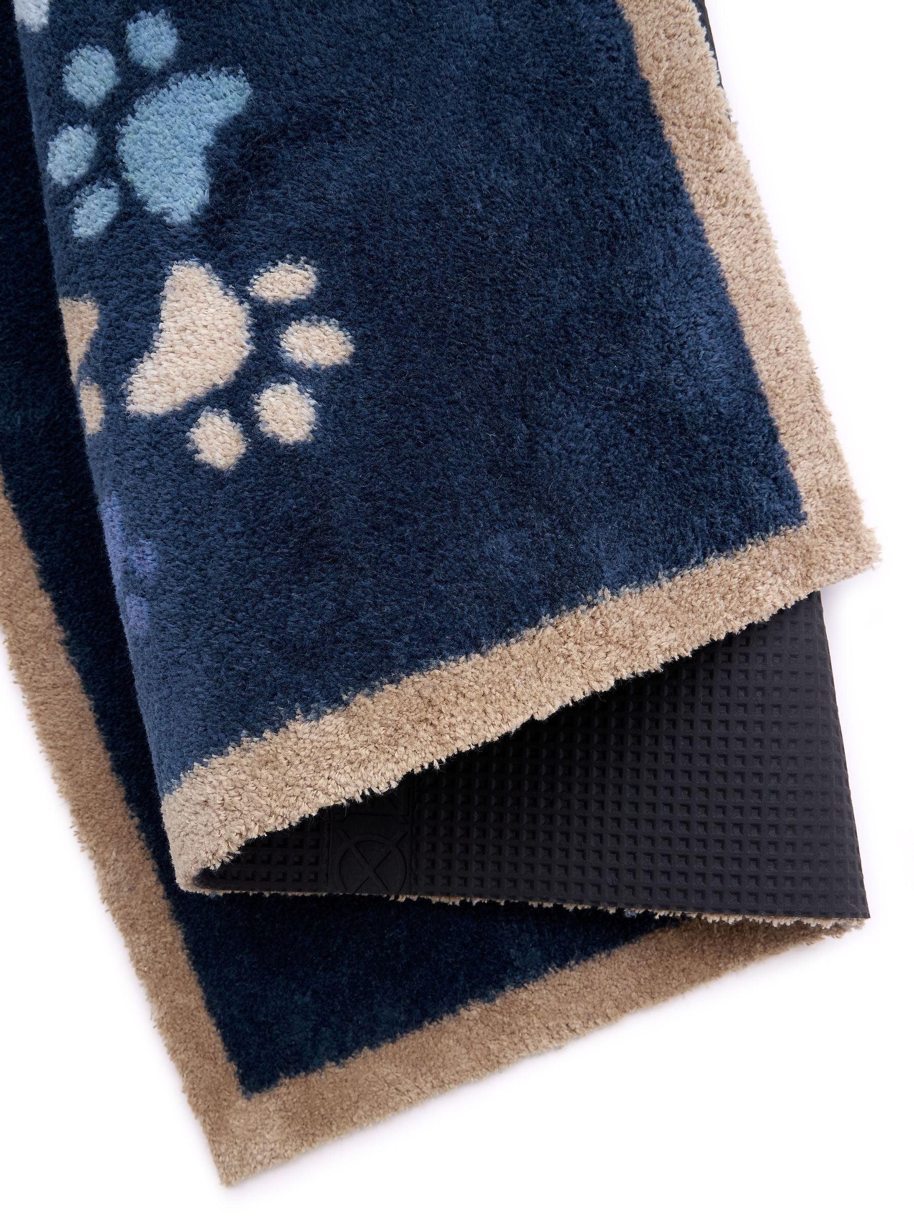 Hug Rug Blue Paws For Love doormat 65x85 cm, UK version