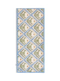 Hug Rug beige daisy trellis runner, imported from the UK