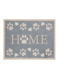 Hug Rug Blue Home Paws doormat 65x85cm (British brand)