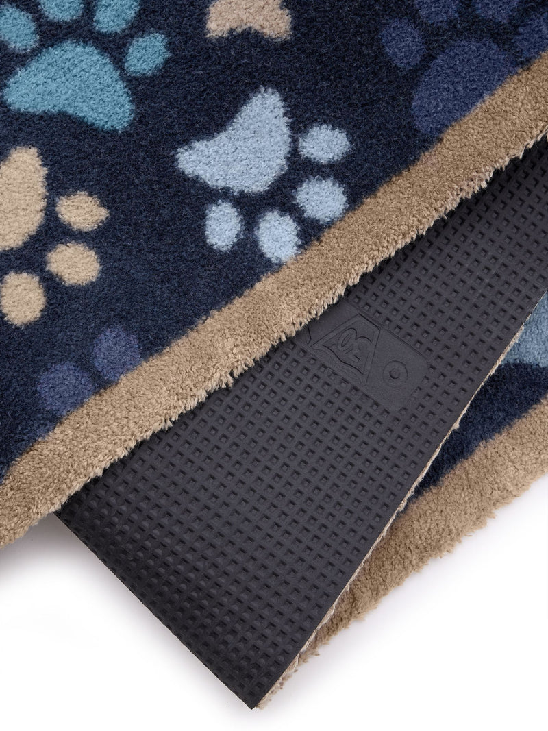 Hug Rug Blue Paws runner rug (British brand)