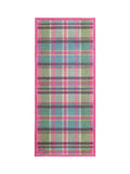 Hug Rug runner Pink/Green Tartan 65x150cm (British brand)