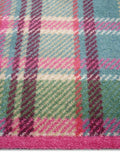 Hug Rug runner Pink/Green Tartan 65x150cm (British brand)