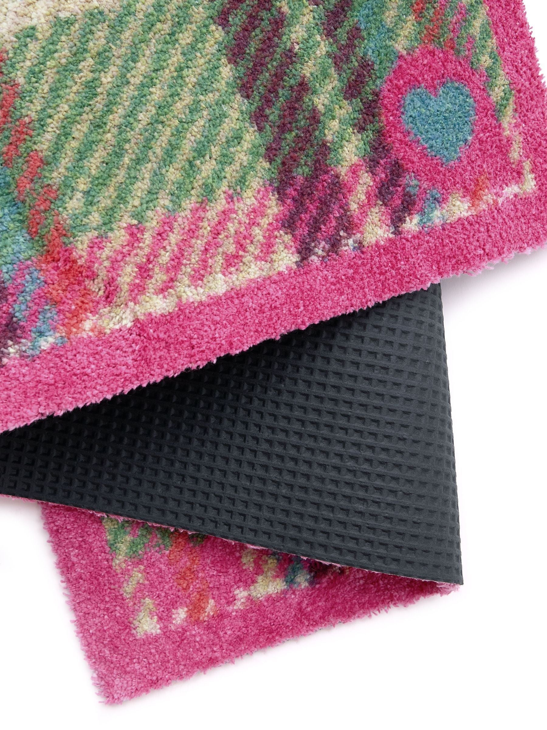 Hug Rug runner Pink/Green Tartan 65x150cm (British brand)