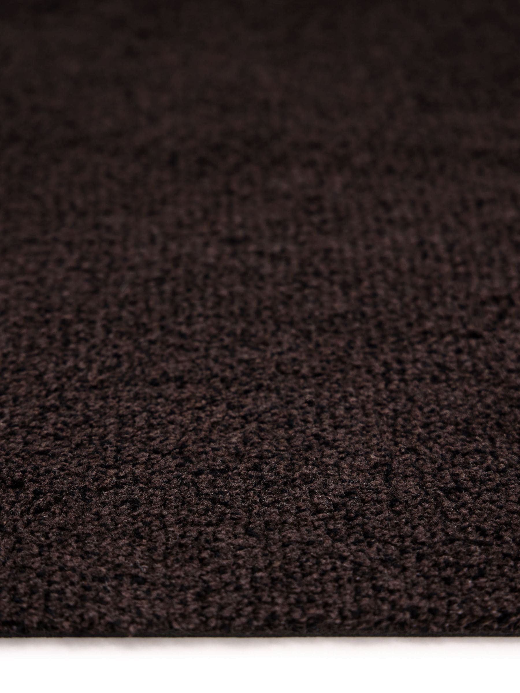 Hug Rug plain doormat espresso brown (British brand)