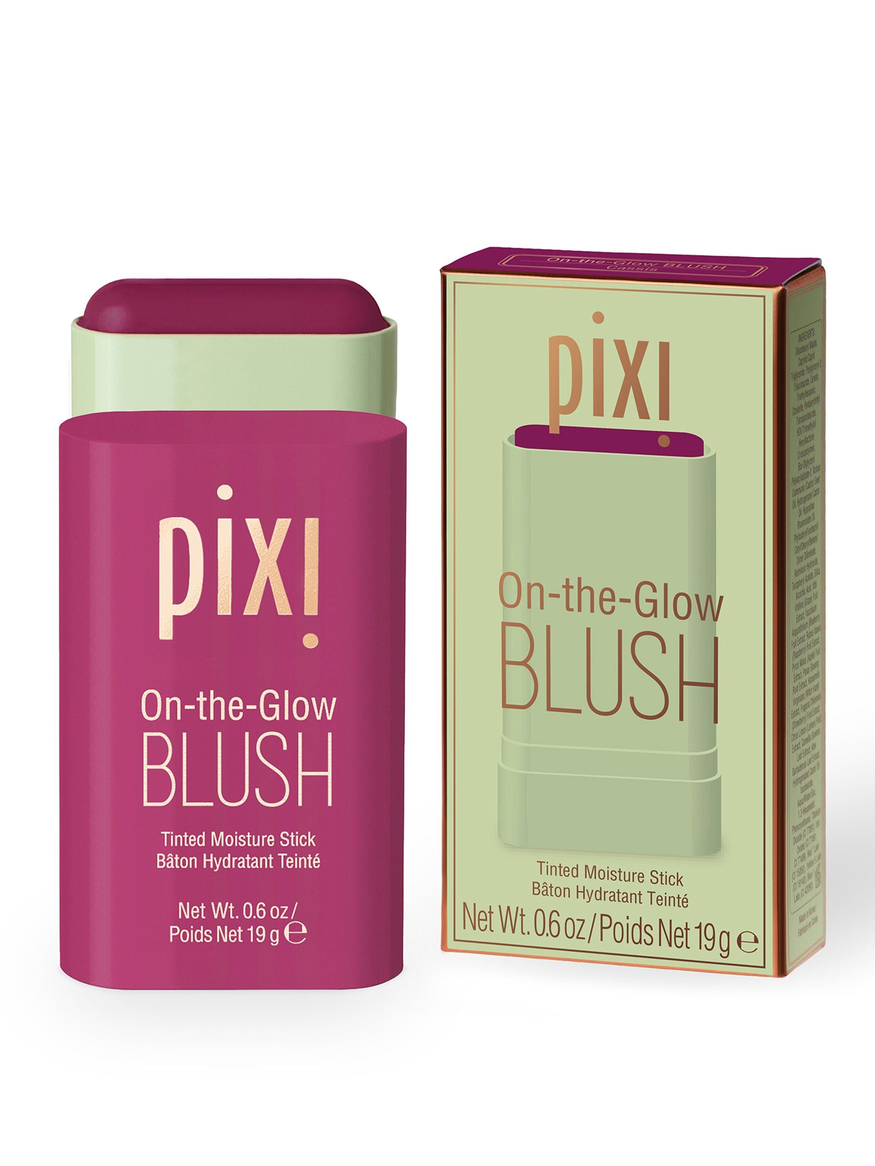 PIXI On-The-Glow Blush Stick tinted balm for cheeks and lips (British brand)