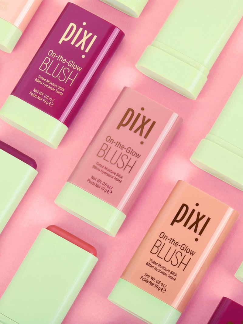 PIXI On-The-Glow Blush Stick tinted balm for cheeks and lips (British brand)