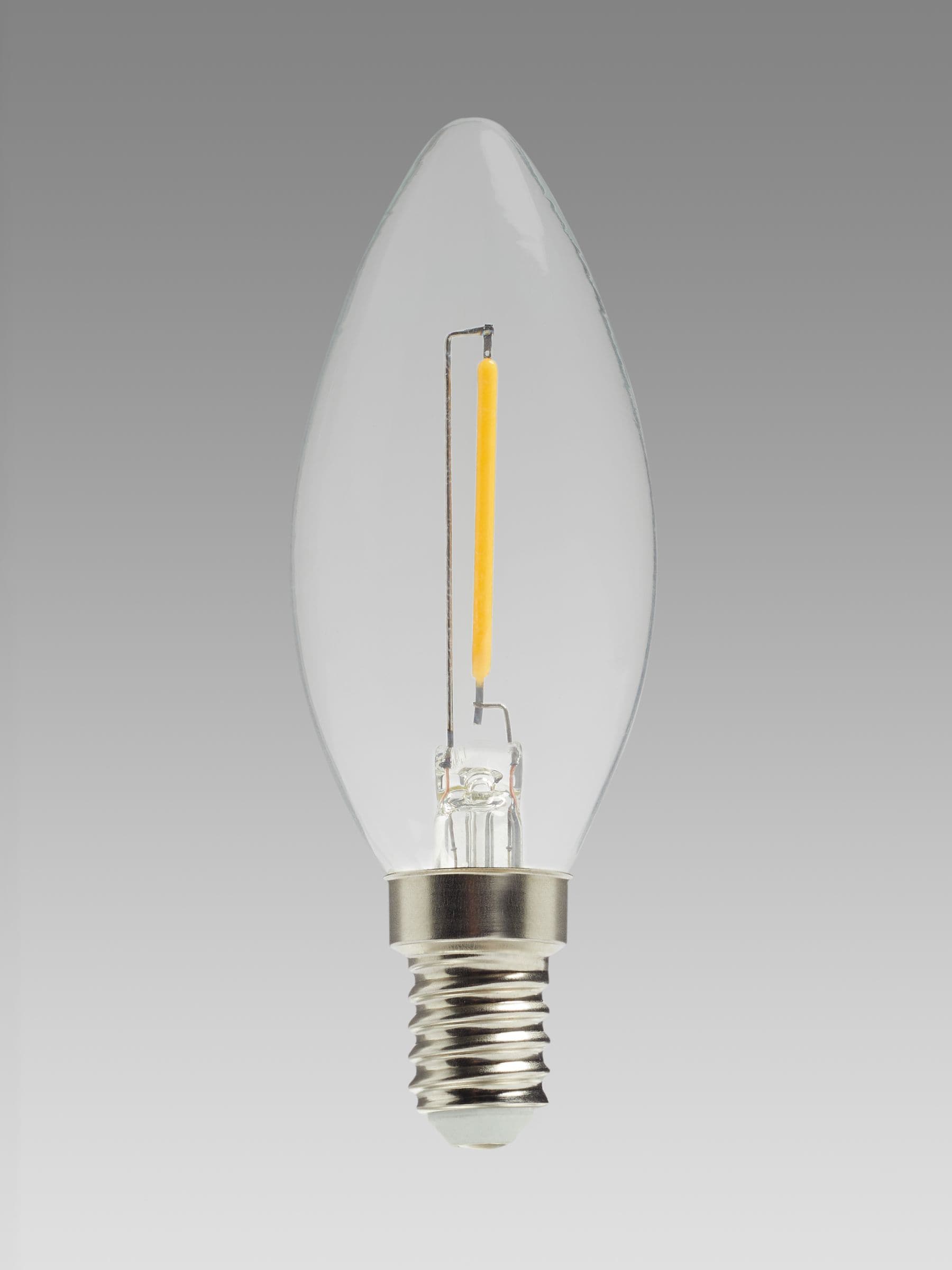 Freya low wattage SES candle bulb for battery lamps 10.5cm - British product