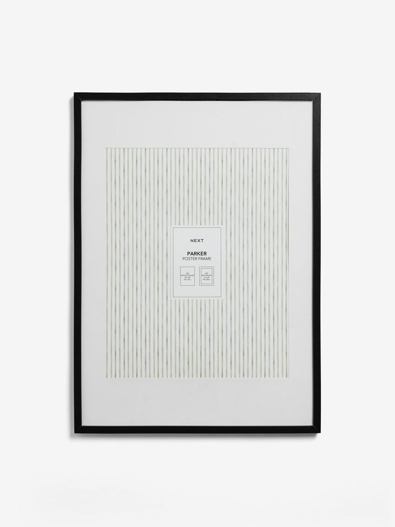 Black Parker Large Poster Photo Frame