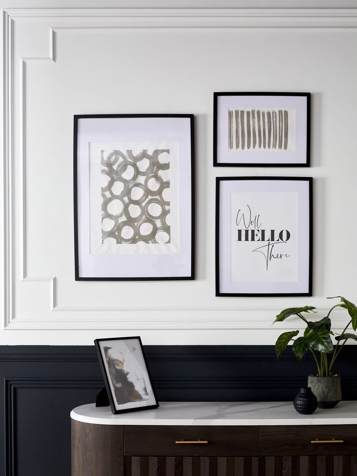 Parker black photo frame for posters - British product