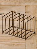 Nkuku aged brass Inkollu toast rack - British product