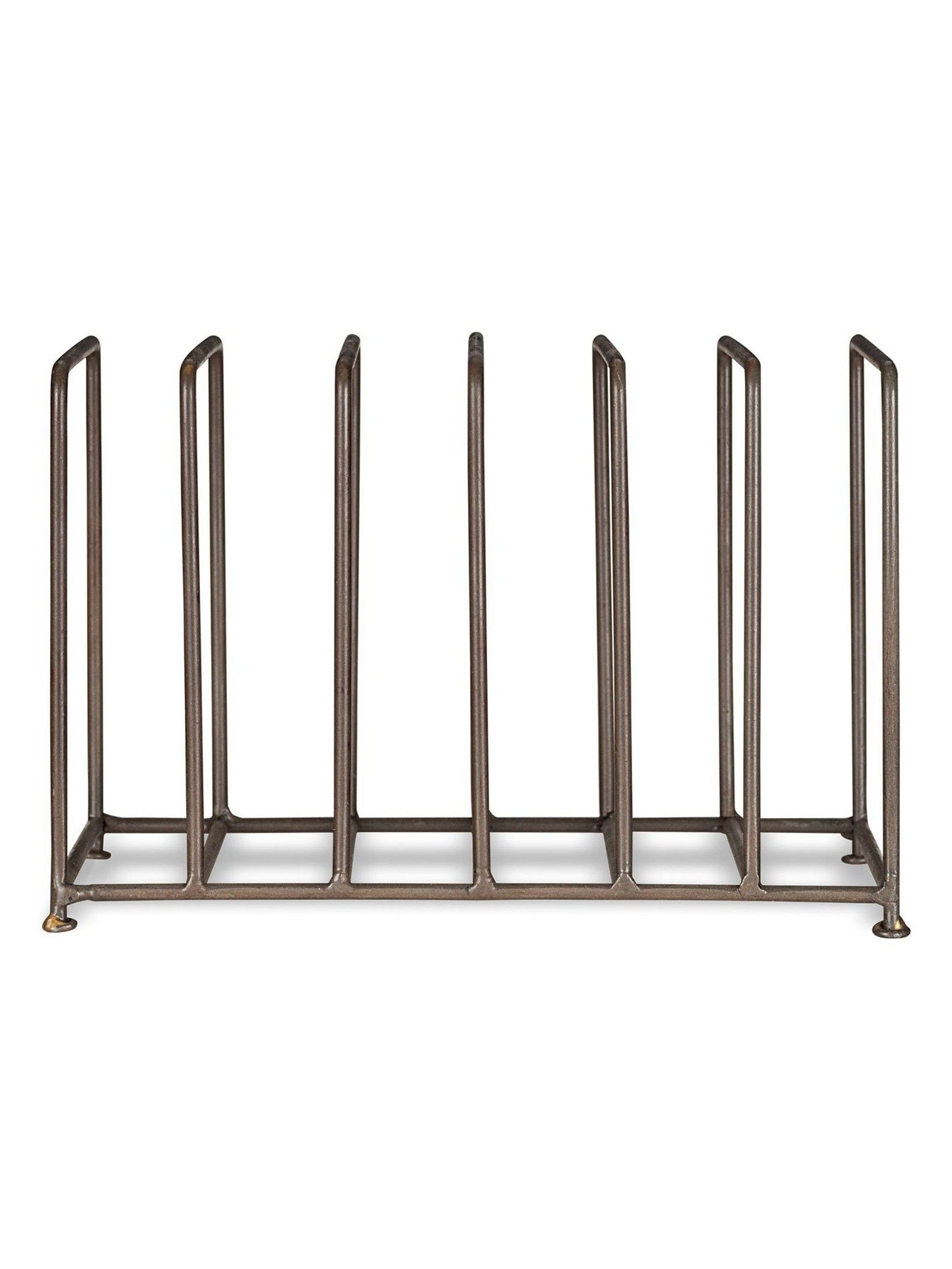 Nkuku aged brass Inkollu toast rack - British product