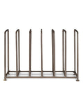 Nkuku aged brass Inkollu toast rack - British product
