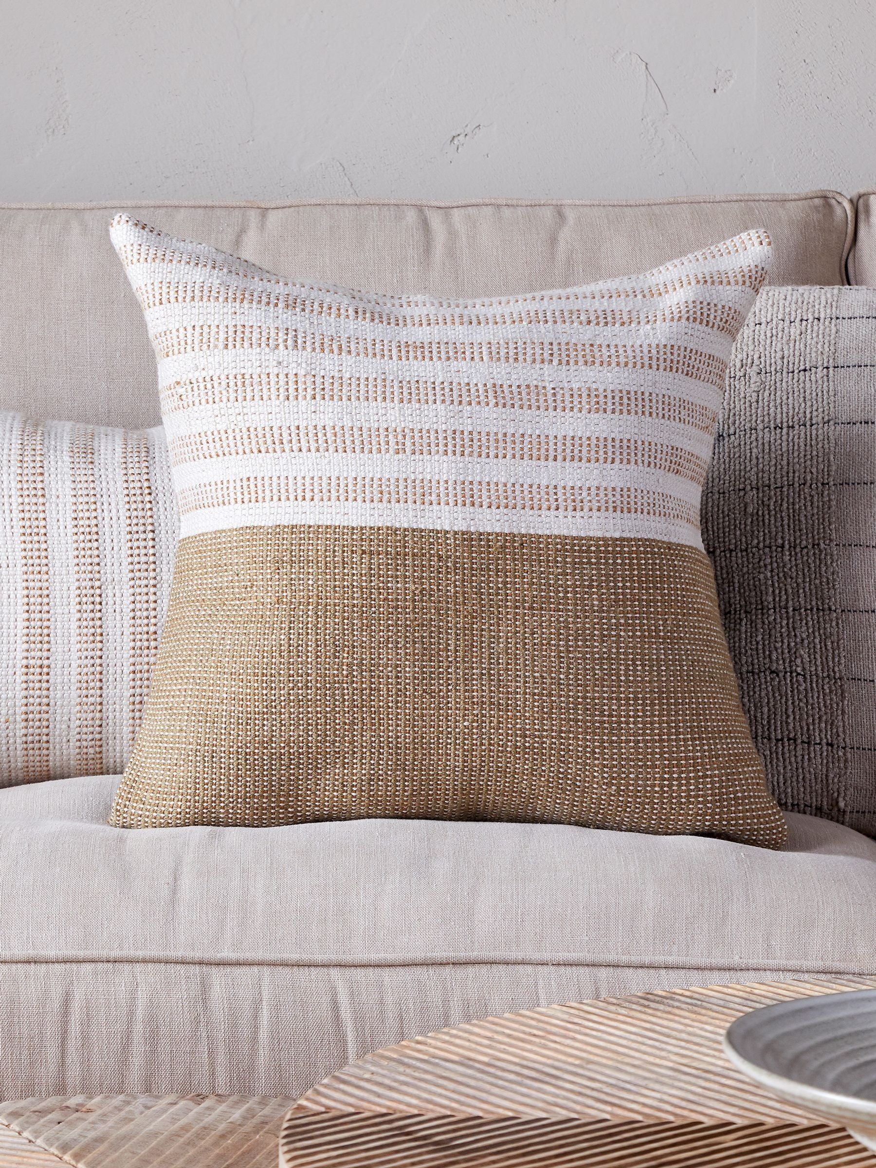 Nkuku cushion cover moss green 50x50cm - British product