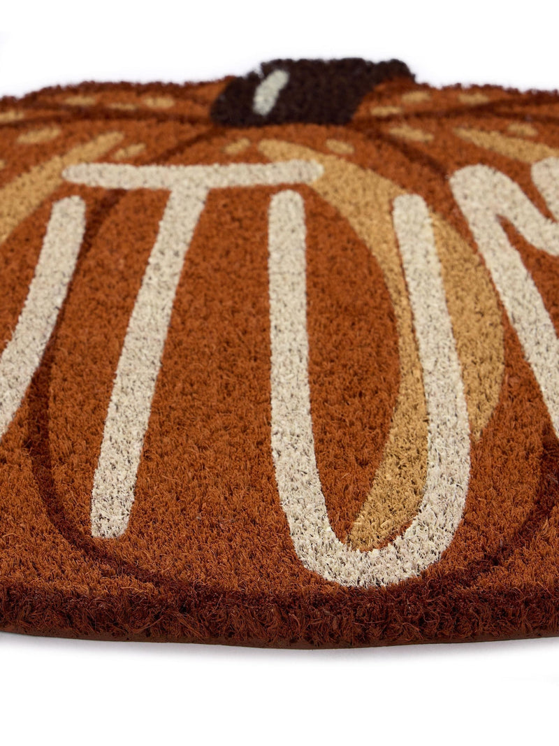 My Mat pumpkin-shaped autumn coir doormat 45x75cm - British product