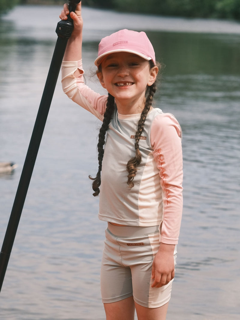 Sealskinz pink Oulton kids Solarsealz quick dry cap (British brand)