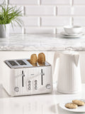 White sleek electric kettle 1.7 litre (British brand)