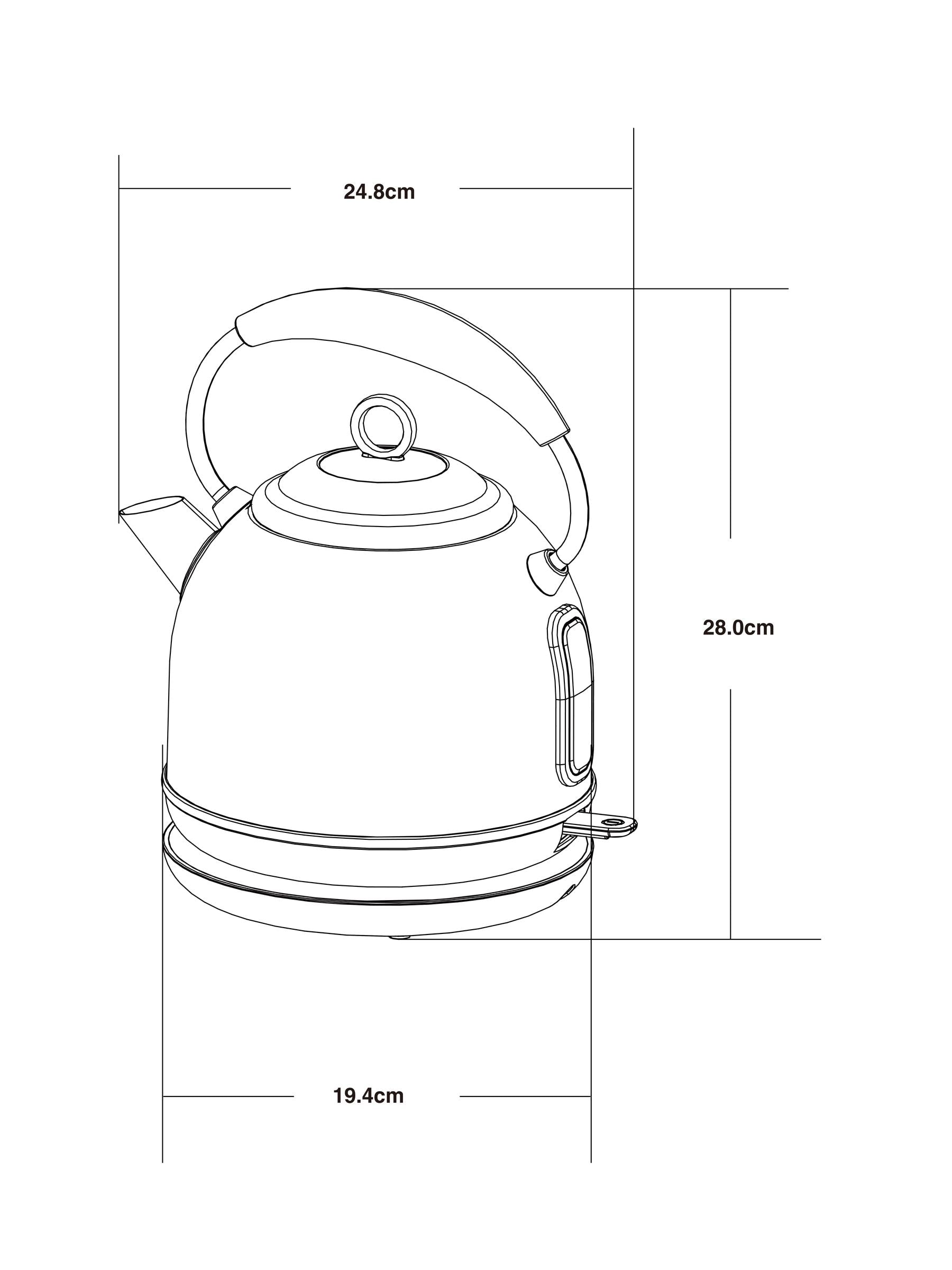 Sage Green Malvern Kettle