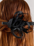 Jon Richard black small fascinator with hair clip, UK version