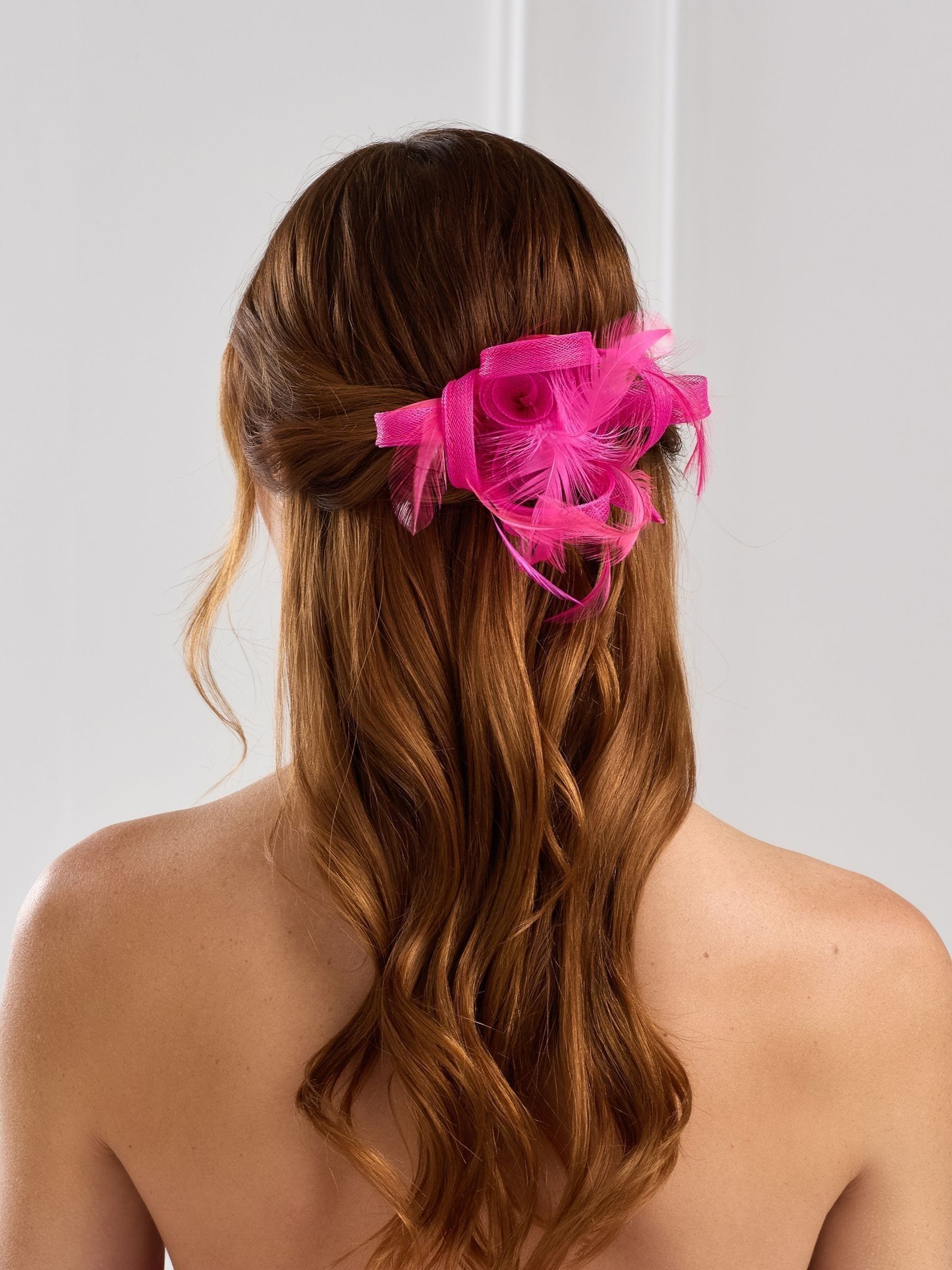 Jon Richard Black Small Fascinator Hair Clip