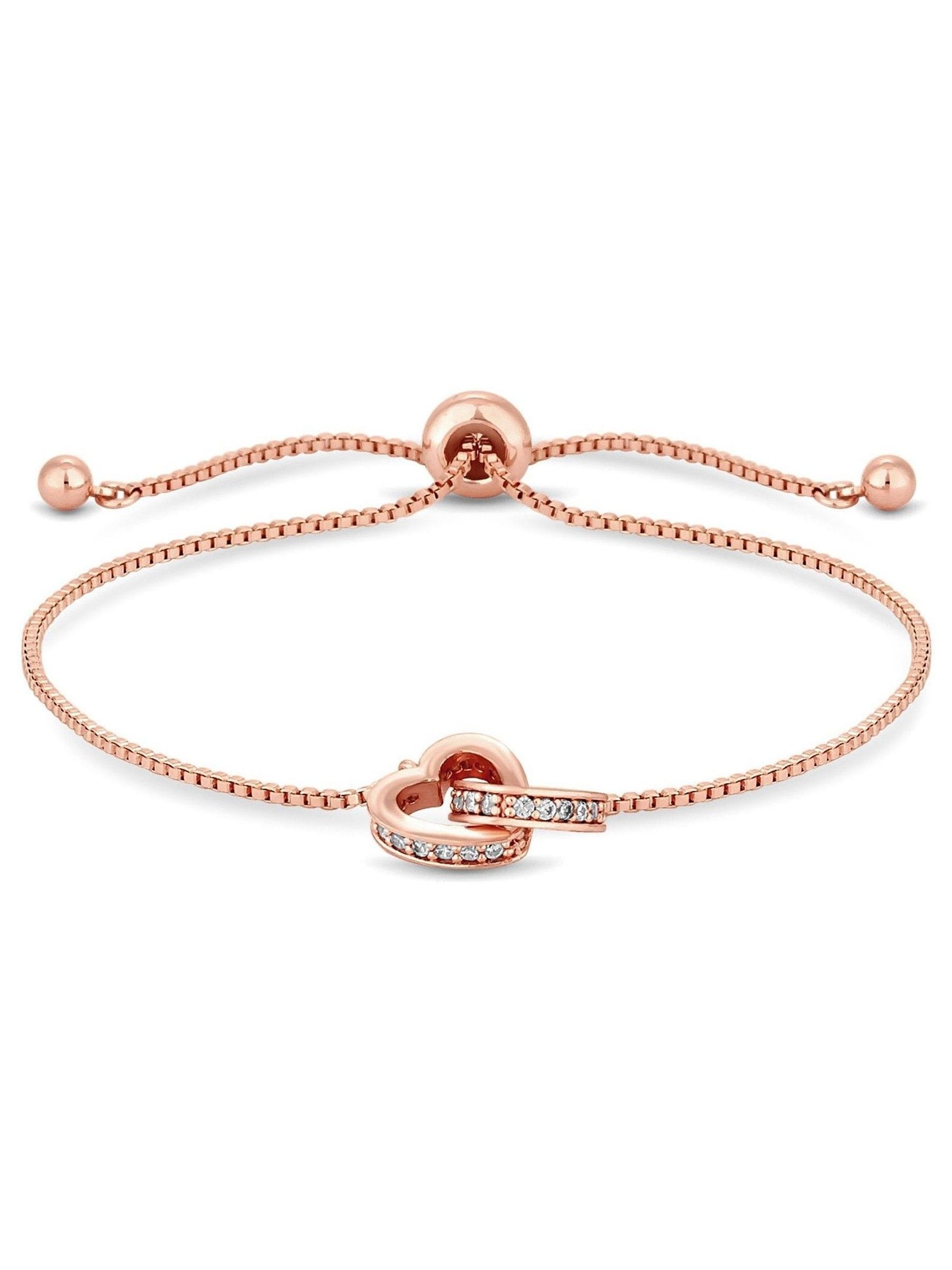 Jon Richard Goldfarbenes Kristallherz-Armband