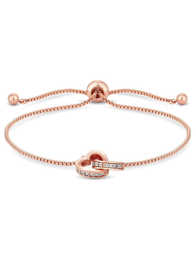 Jon Richard Goldfarbenes Kristallherz-Armband