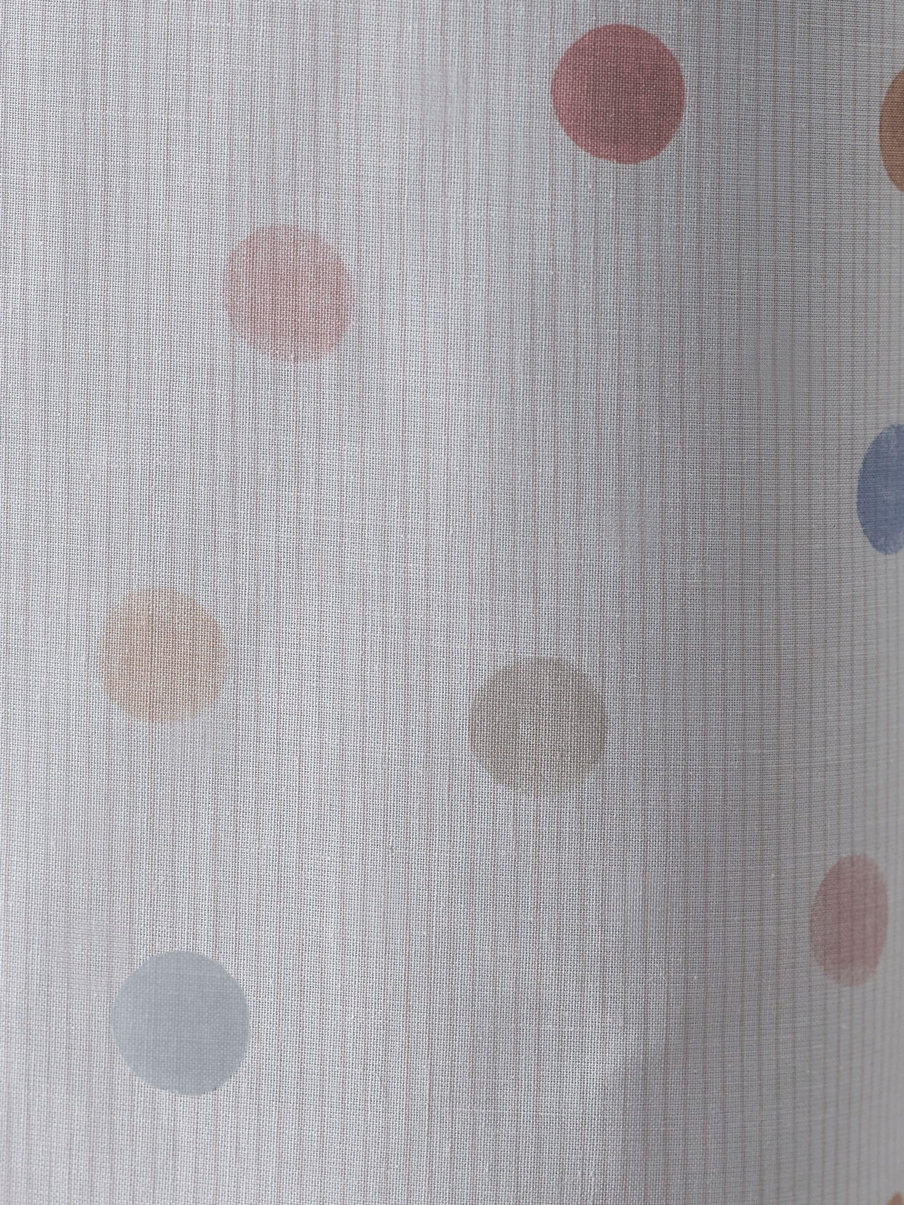 Pink Scandi Spot eyelet blackout curtains (British brand)