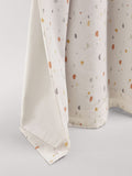 Natural terrazzo eyelet blackout curtains, UK version