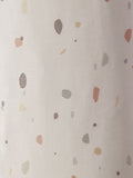 Natural terrazzo eyelet blackout curtains, UK version