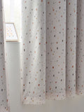 Natural terrazzo eyelet blackout curtains, UK version