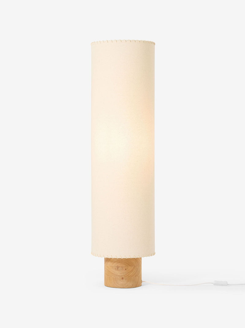 MADE.COM Neutra floor lamp white fabric shade UK version