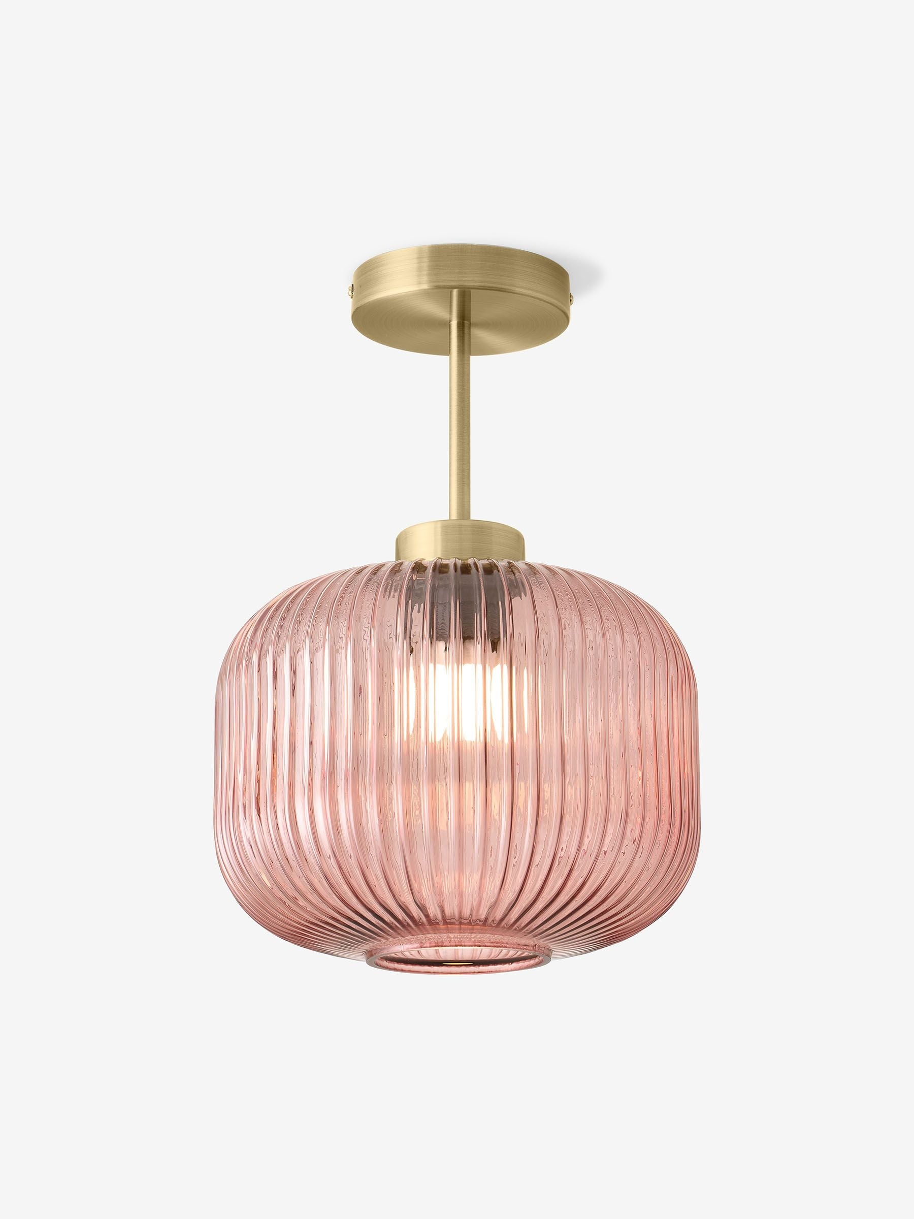 MADE.COM Pink Briz flush ceiling light, imported from the UK