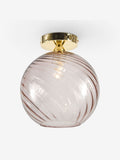 MADE.COM pink Ilaria flush ceiling light 28cm (British brand)