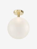 MADE.COM White Boll flush ceiling light 25cm diameter, imported from the UK