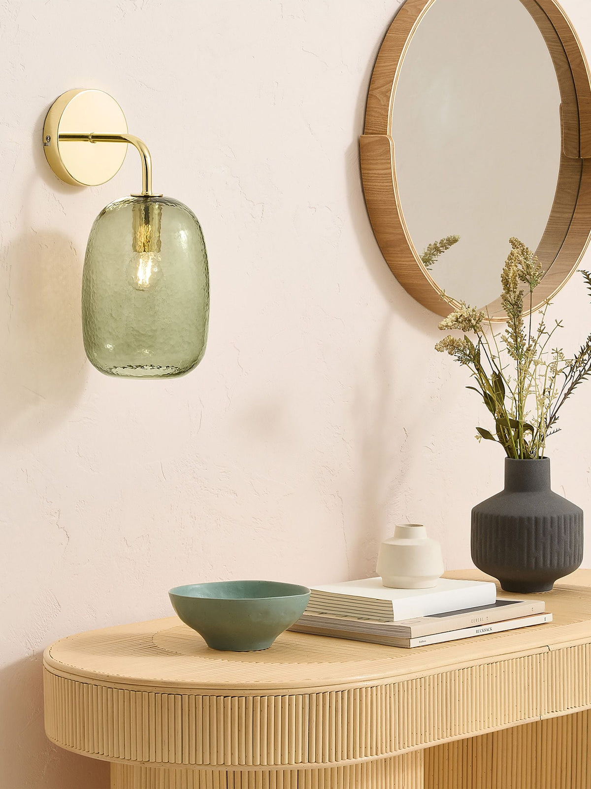MADE.COM Green Lykke wall light 35cm, UK version