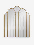 Clarke & Clarke gold arched mirror 100x80cm, UK version