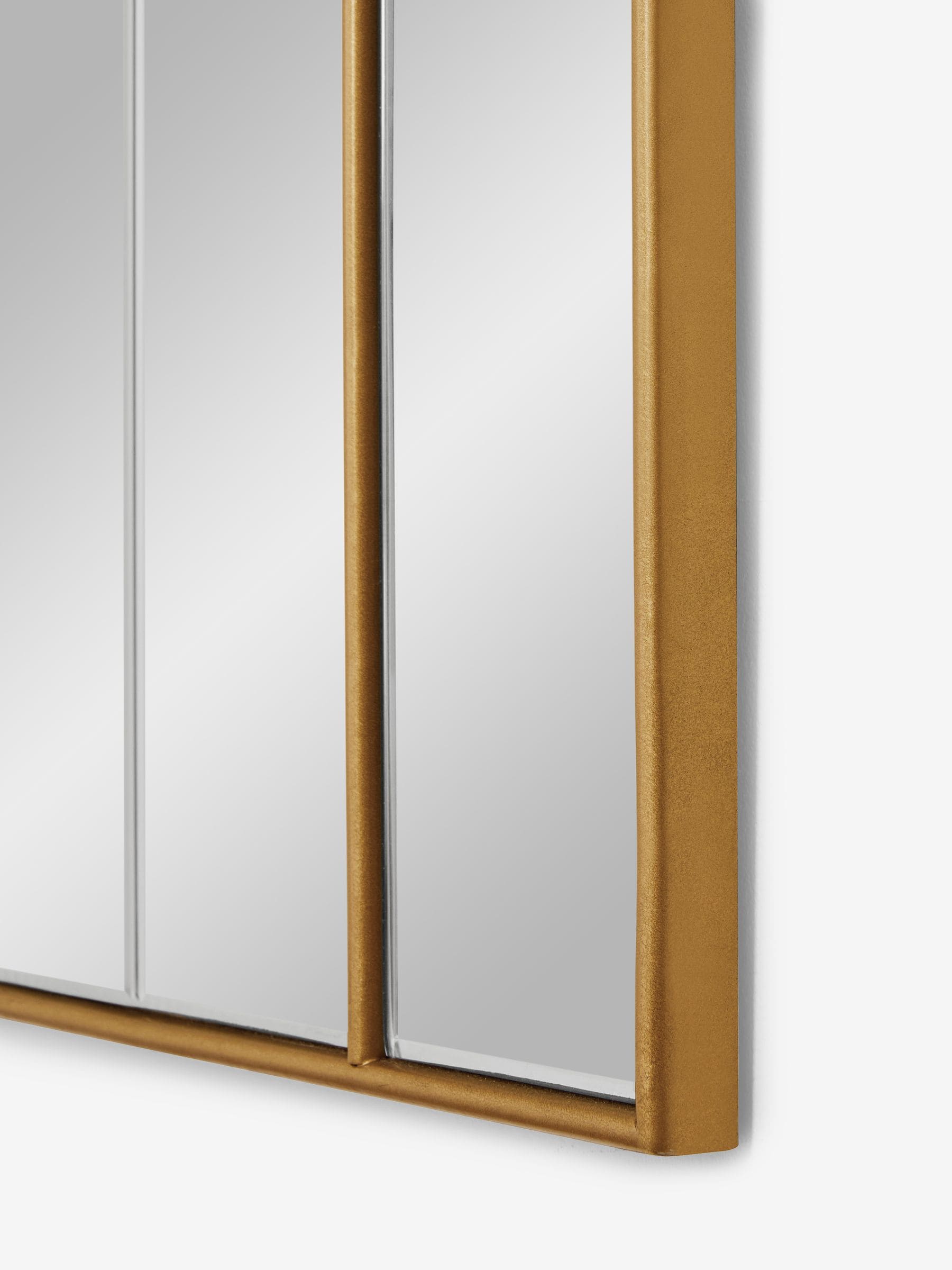 Clarke & Clarke gold arched mirror 100x80cm, UK version