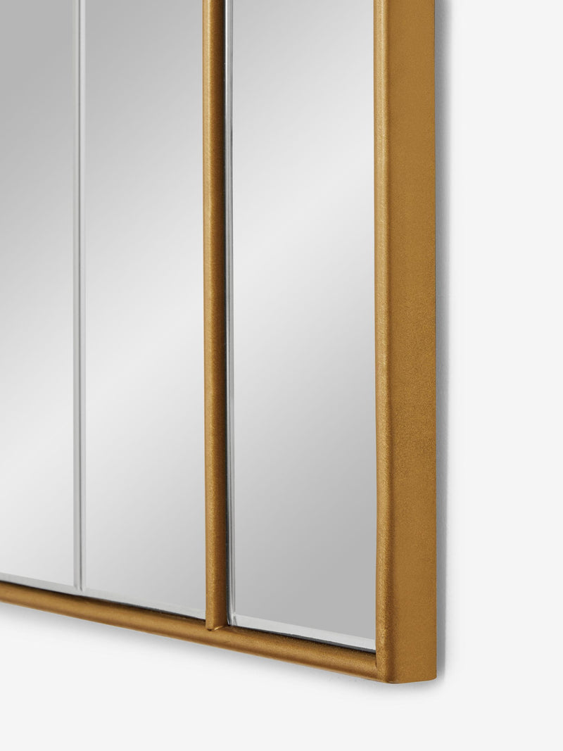 Clarke & Clarke gold arched mirror 100x80cm, UK version