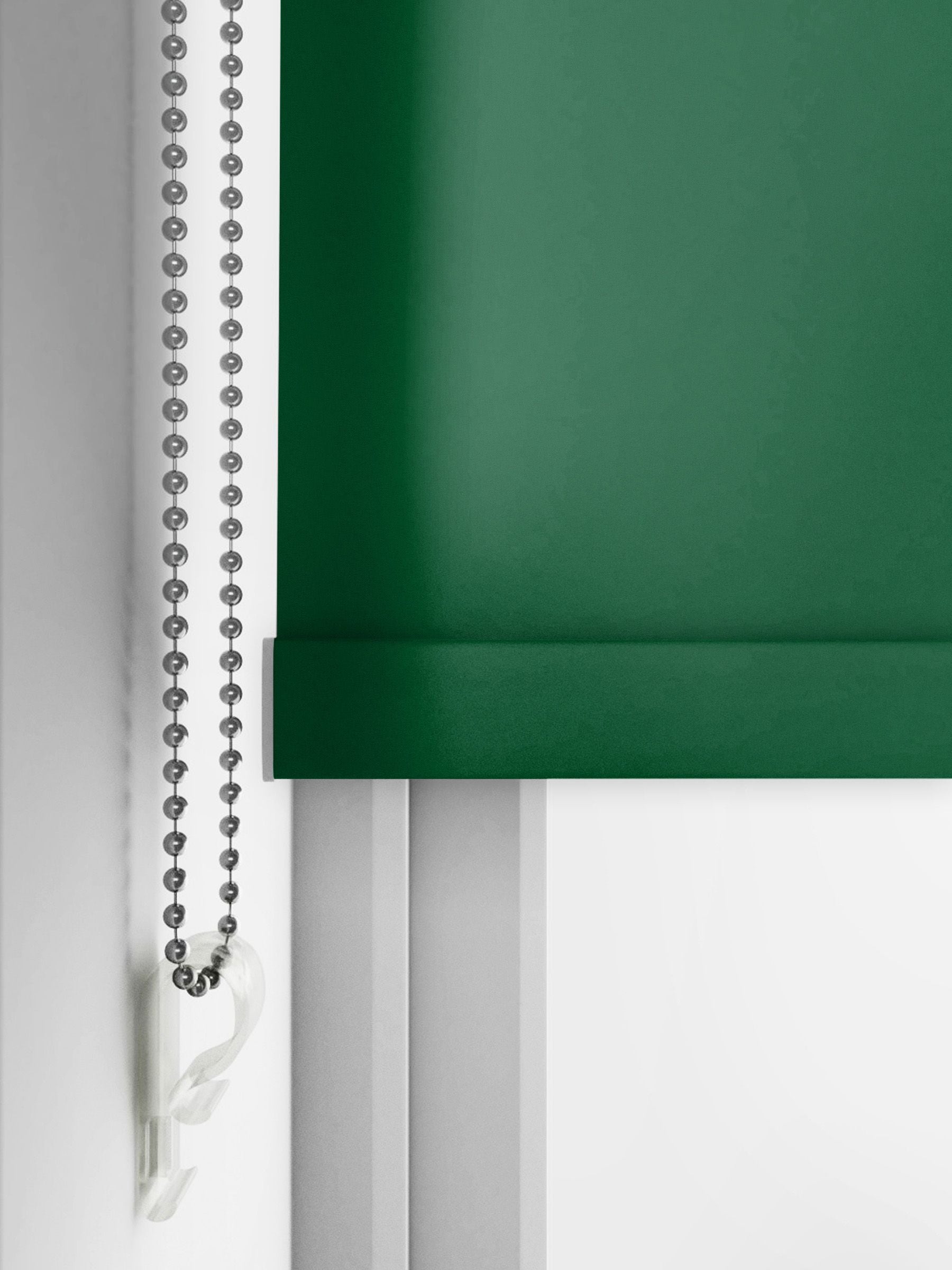 Next pine green plain roller blind (British brand)