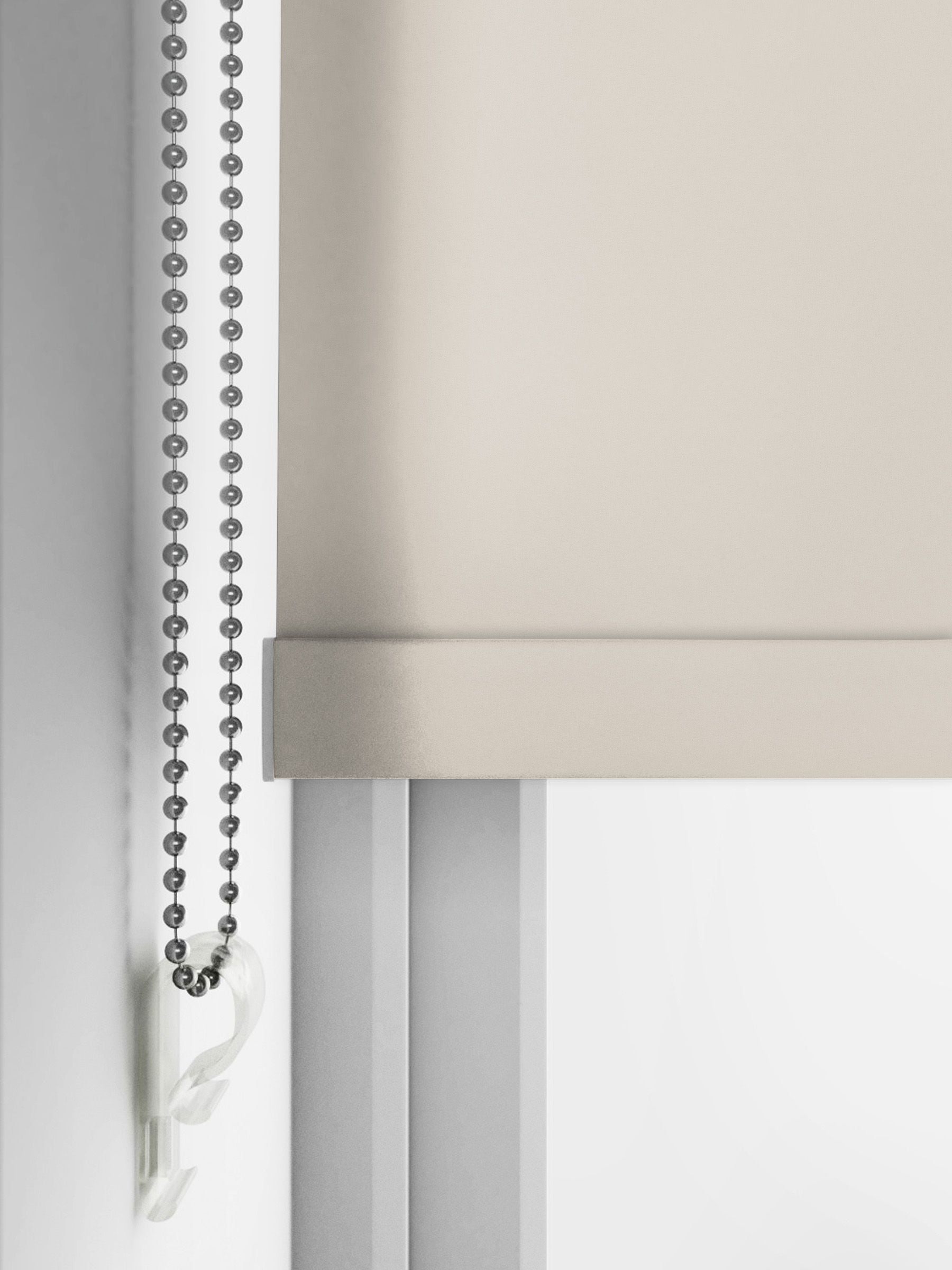 Next oatmeal roller blind made to measure, UK version