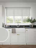 Next Mist Grey Simply Plain roller blind - British product