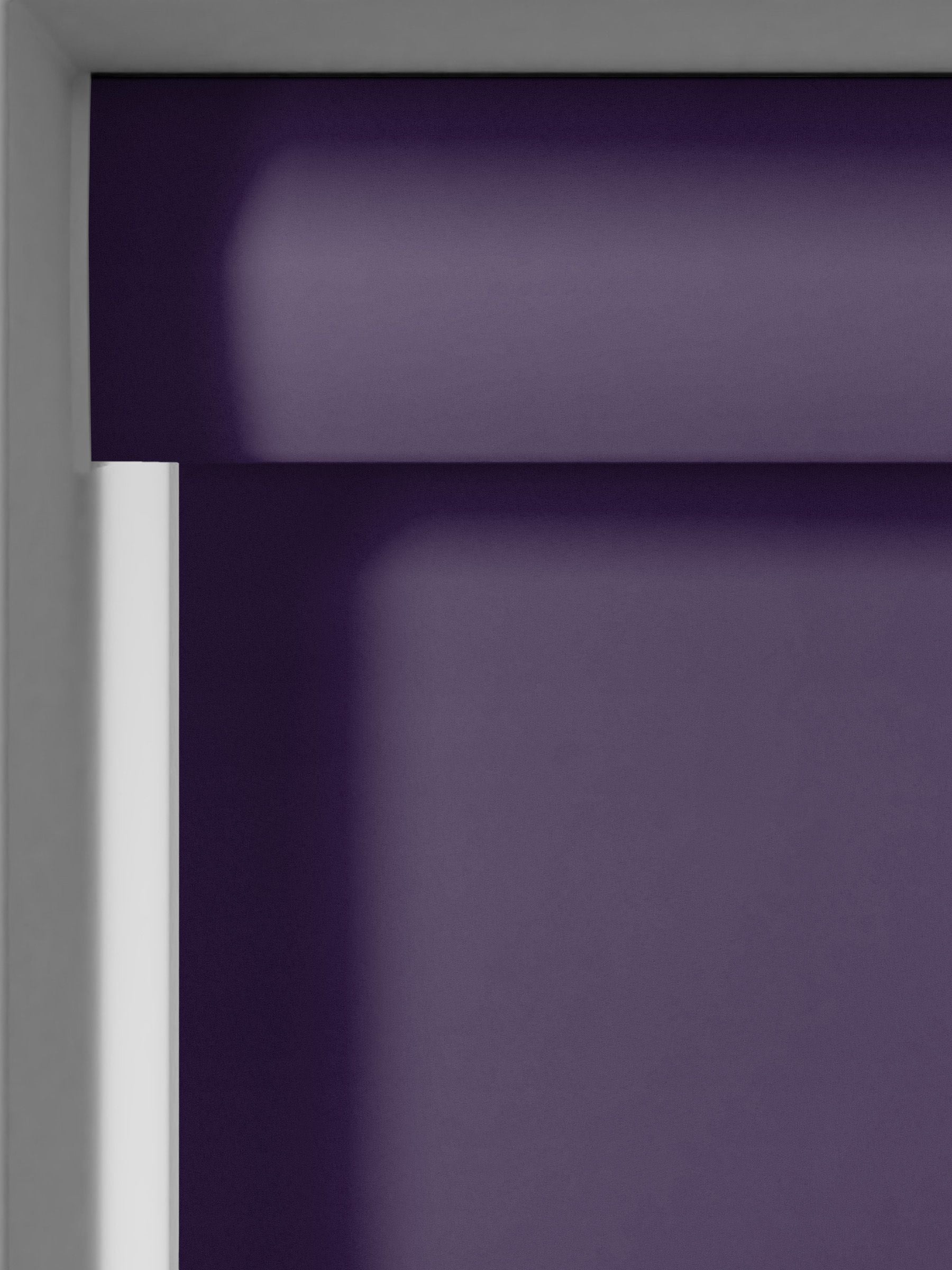 Next grape purple made to measure roller blind - British product