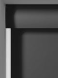 Next black plain roller blind made to measure, imported from the UK