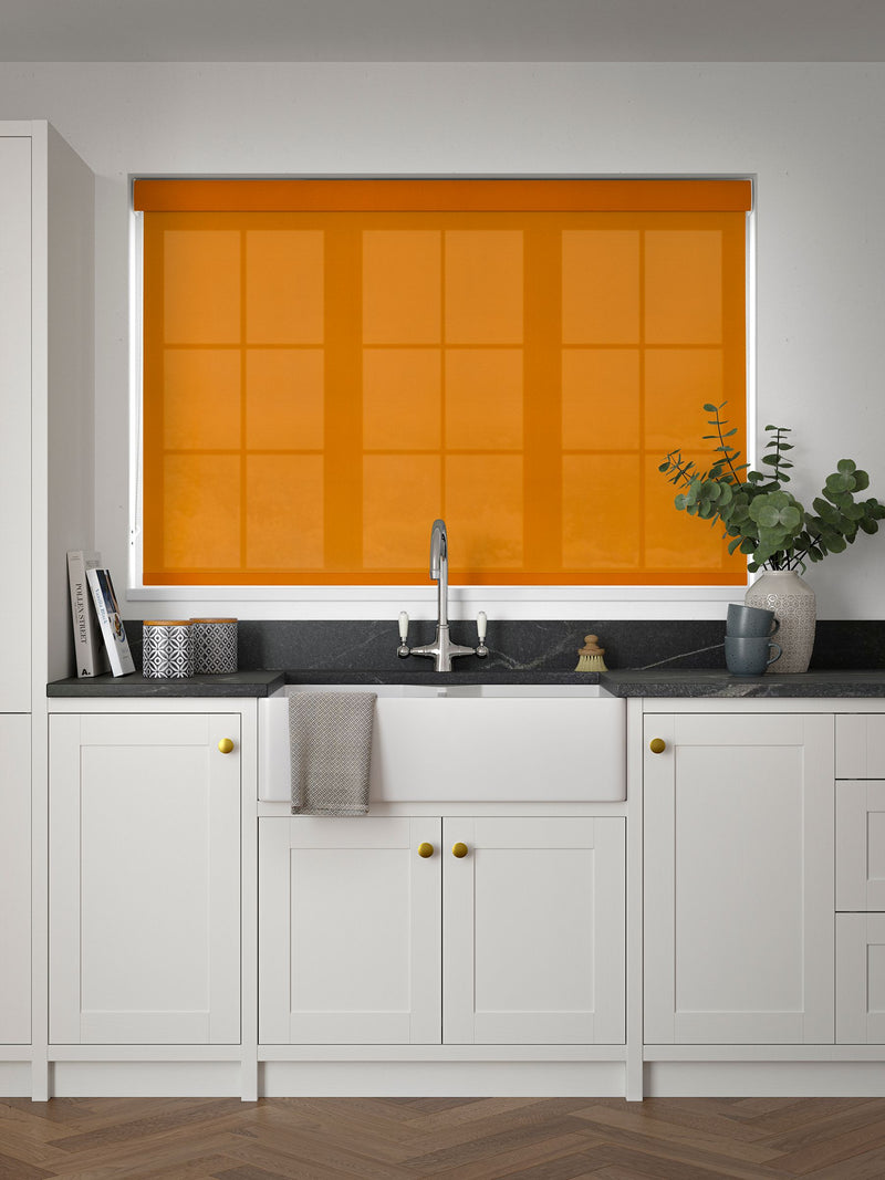 Next terracotta made to measure roller blind (British brand)