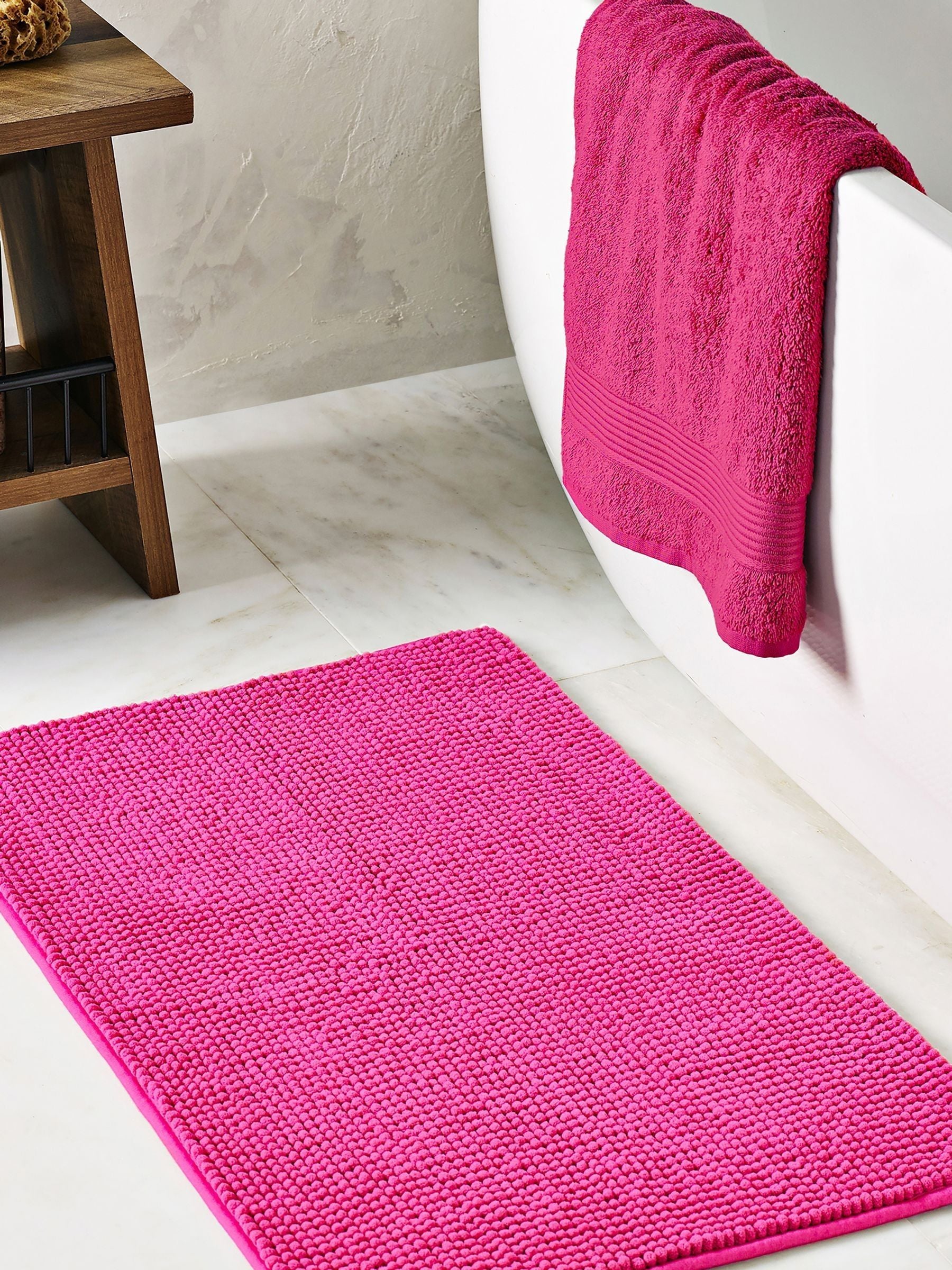 Sage Green Bobble Bath Mat