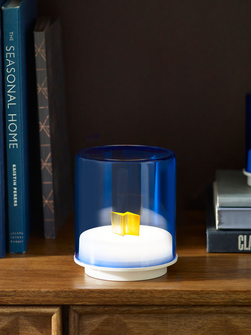 Indigo Owl Pink Small Gem Wireless Table Lamp