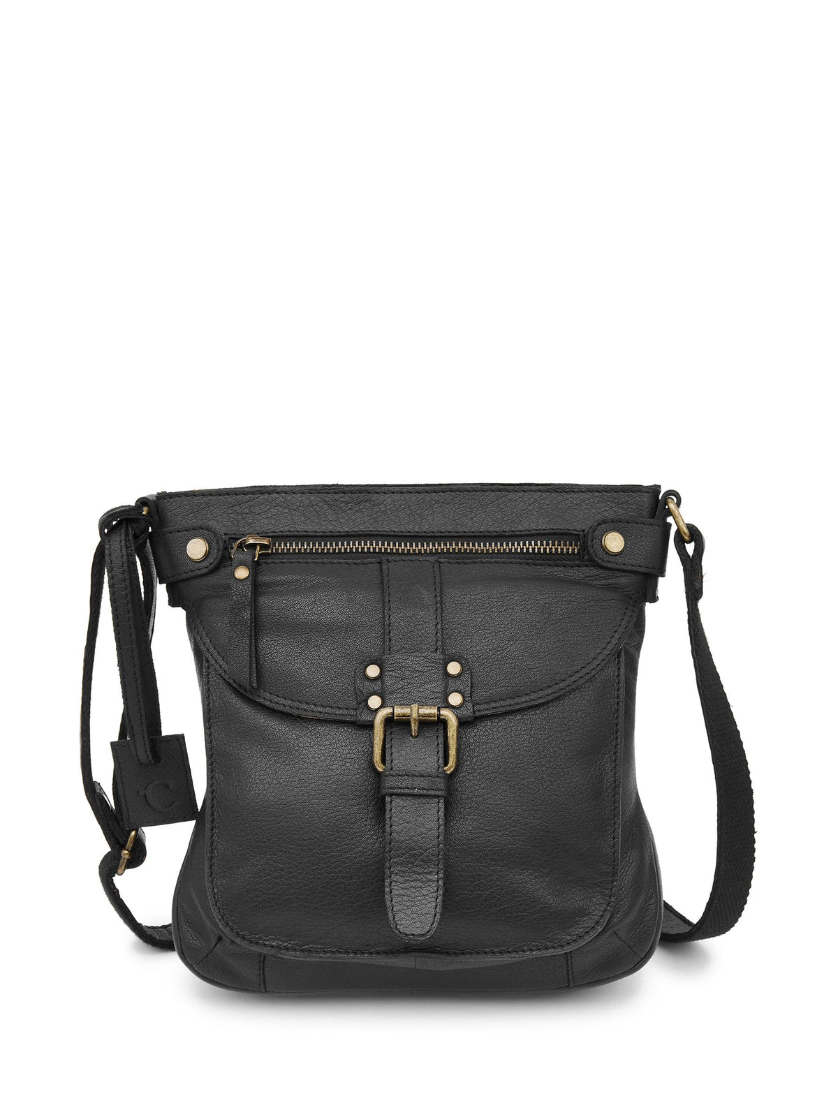 Celtic & Co. Brown Leather Cross-Body Bag
