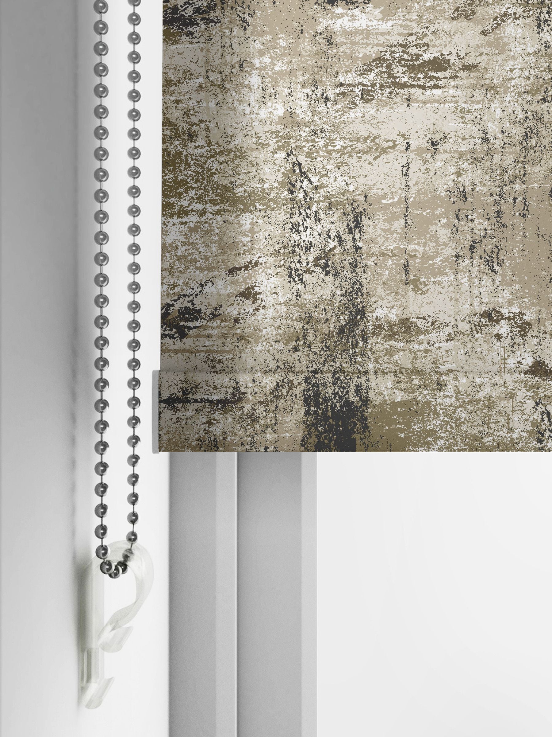 Next natural printed texture roller blind made to measure (British brand)