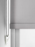 Zizzy grey blackout roller blind made to measure (British brand)