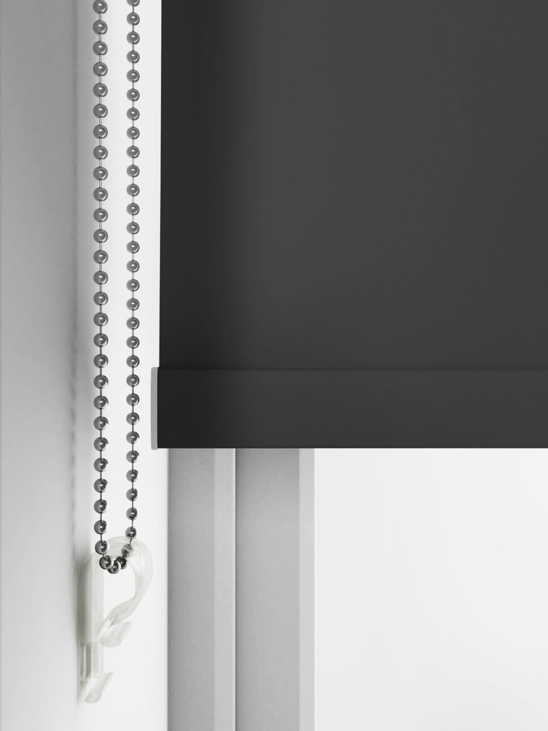 Next Slate Grey Butler made to measure roller blind, imported from the UK